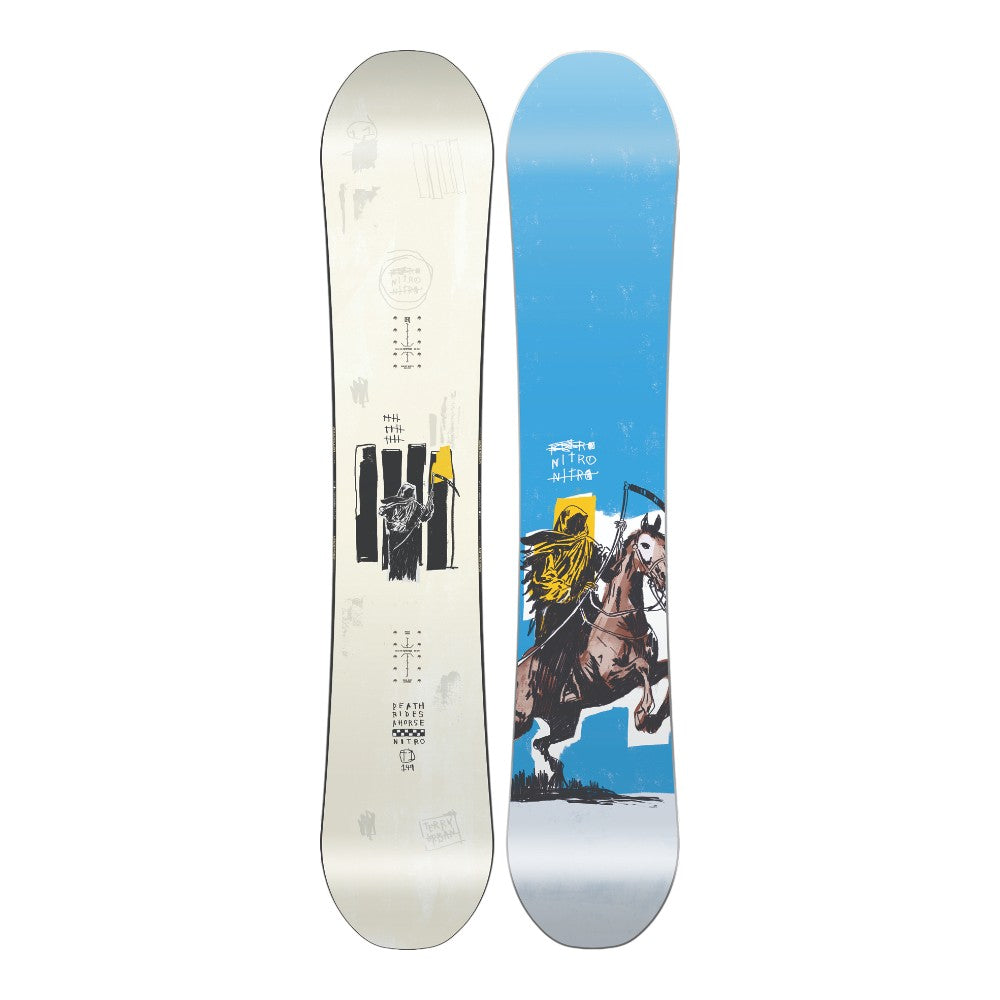 NITRO スノーボード ホワイト ブラック　155 Nitro T1 Snowboard – Axis Boutique