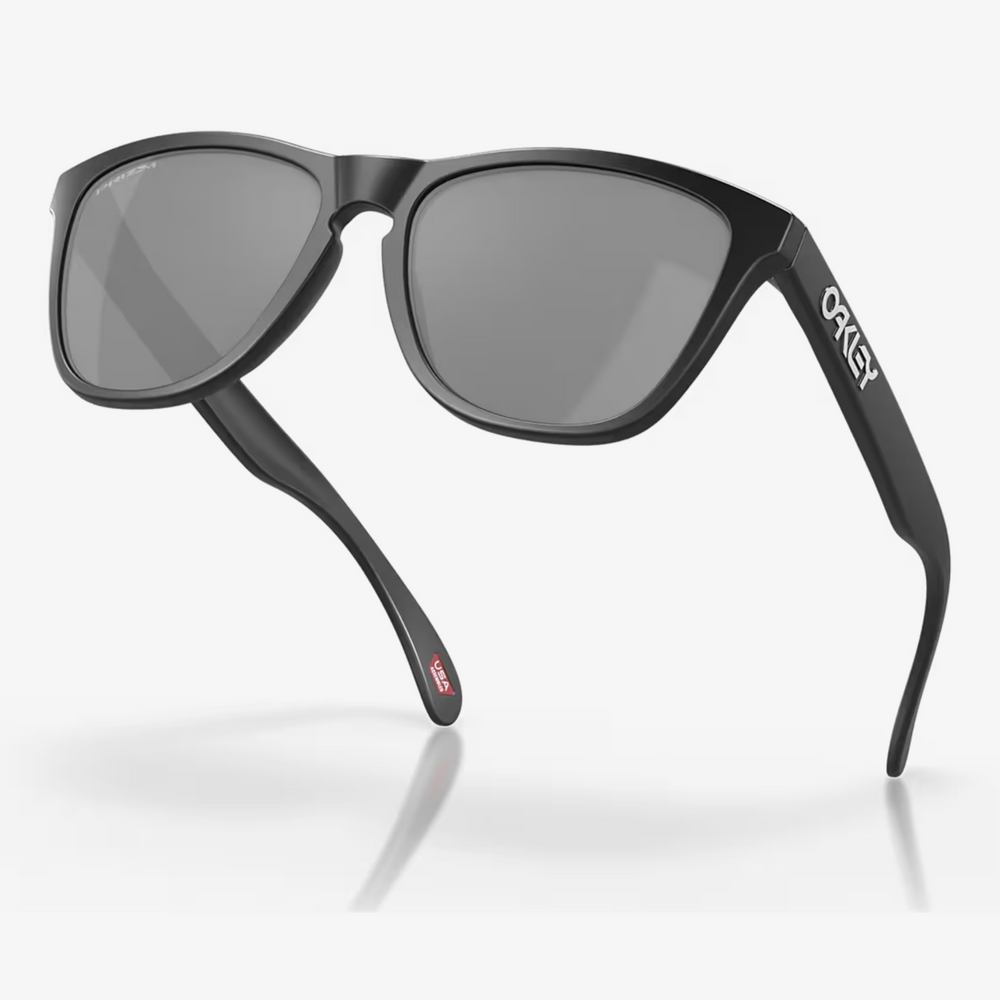 Oakley Frog Skins Sunglasses Matte Black Prizm Black Polarized