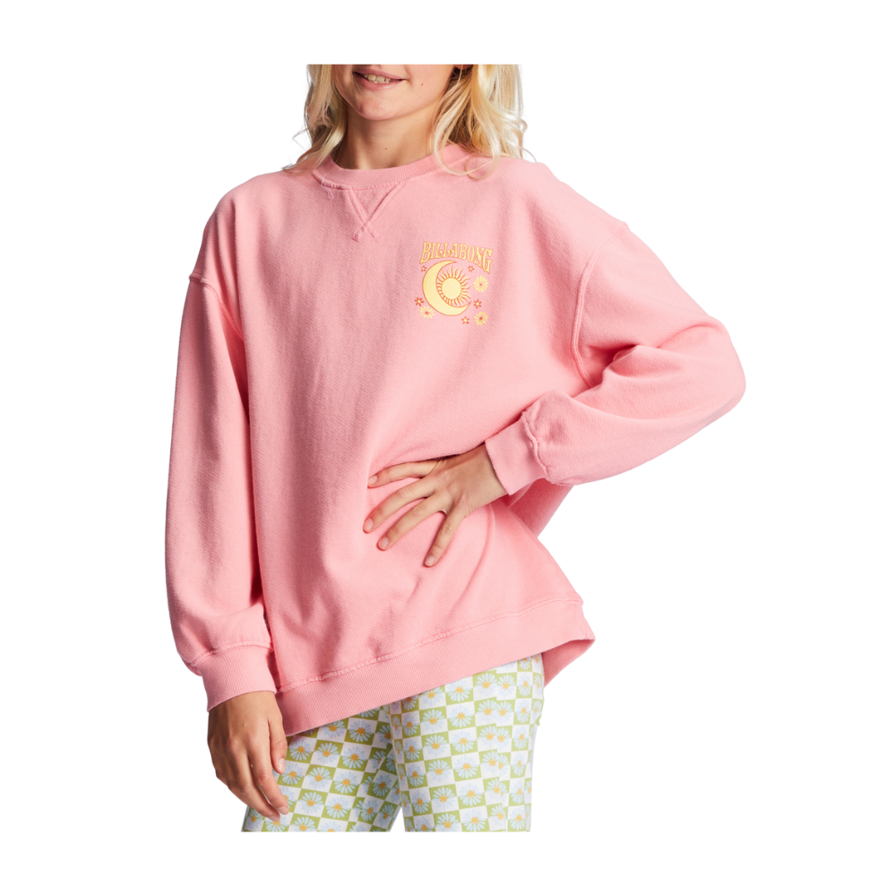 Billabong pink shop sweatshirt