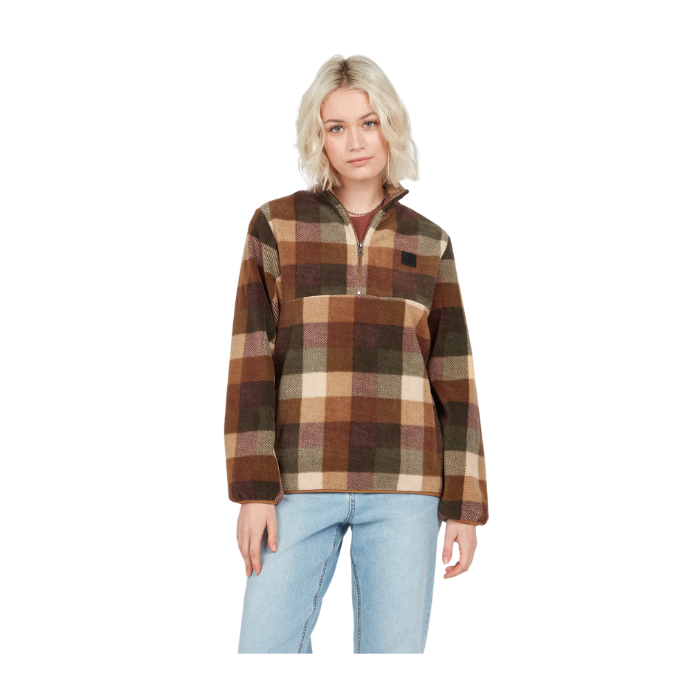 Mock top neck hoodie