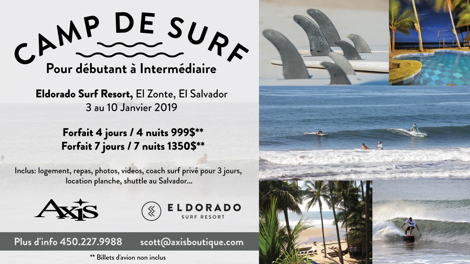 Camps De Surf AXIS X El Dorado