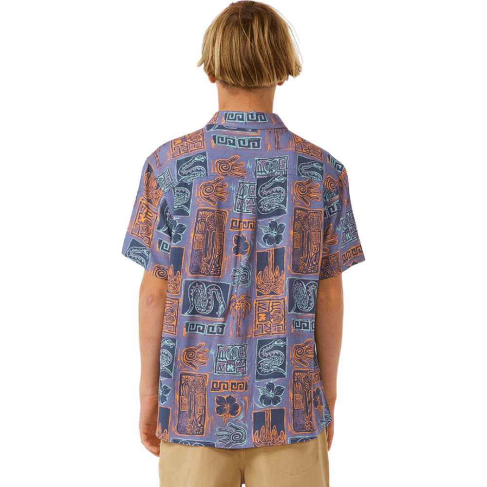Rip Curl Lost Islands Short Sleeve Shirt - Boys (8-16 years)