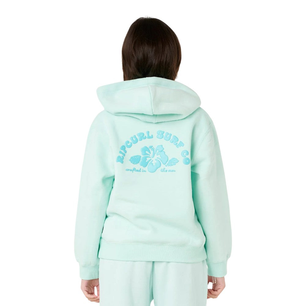 Sweat à capuche Rip Curl Girls Hibiscus Heat Logo