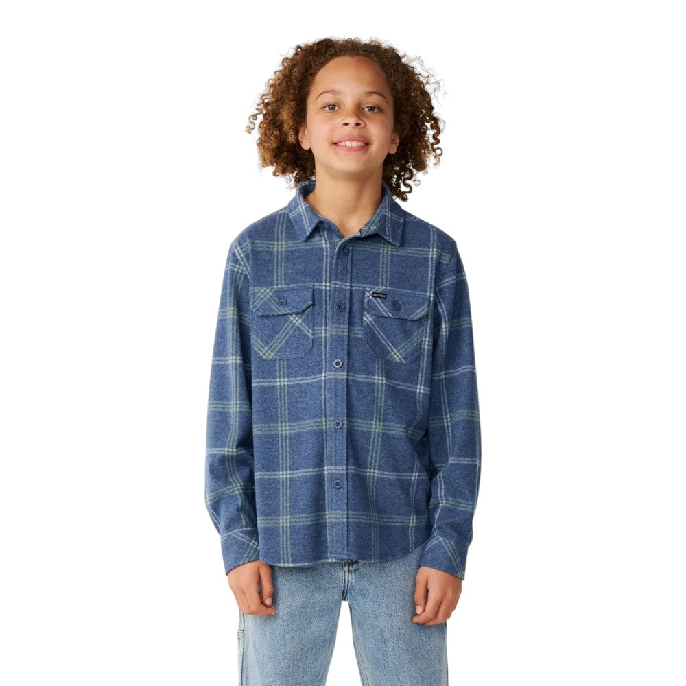 Chemise Rip Curl Grid Manches Longues Garçon