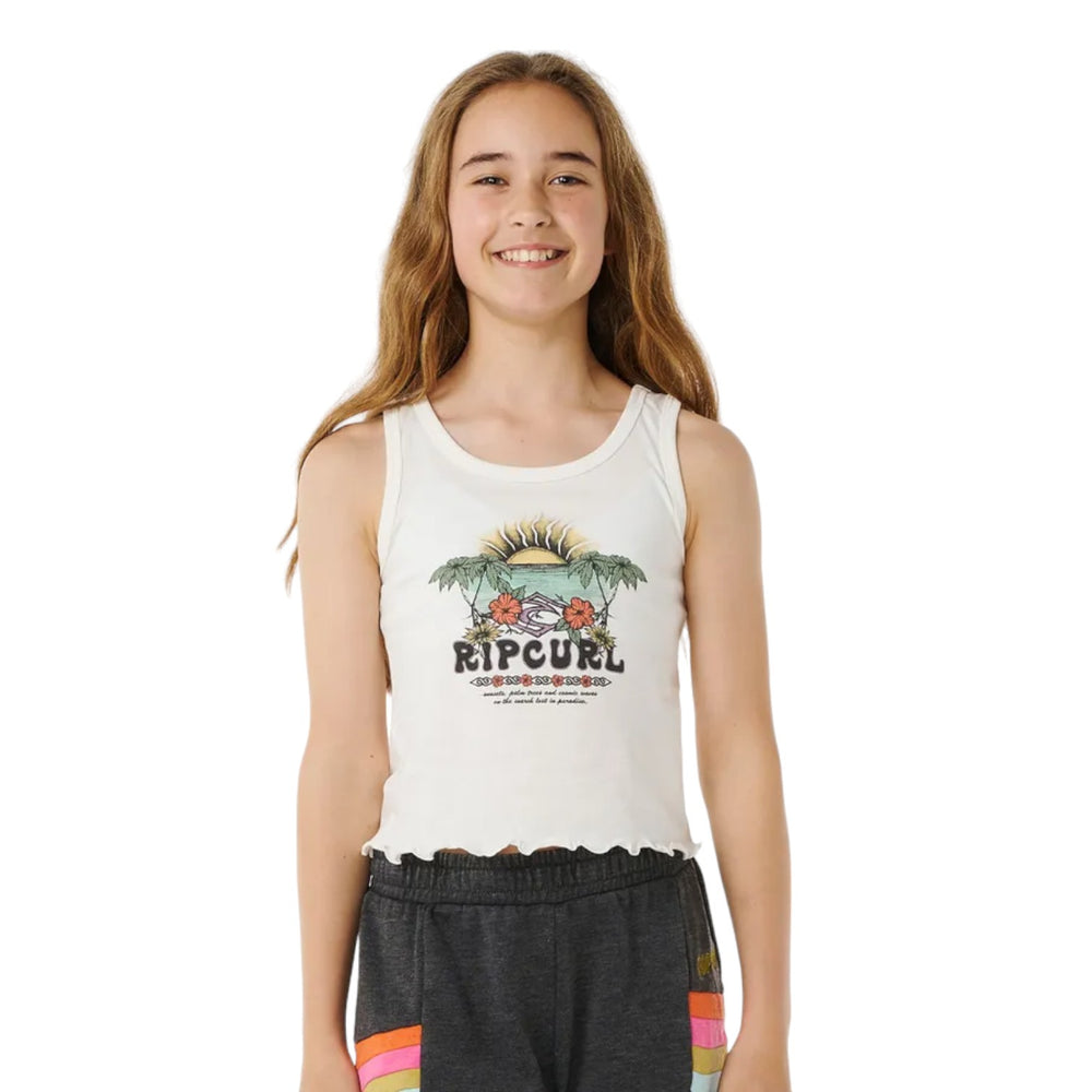 Rip Curl Kids Hibiscus Heat Tank -Girl Tank