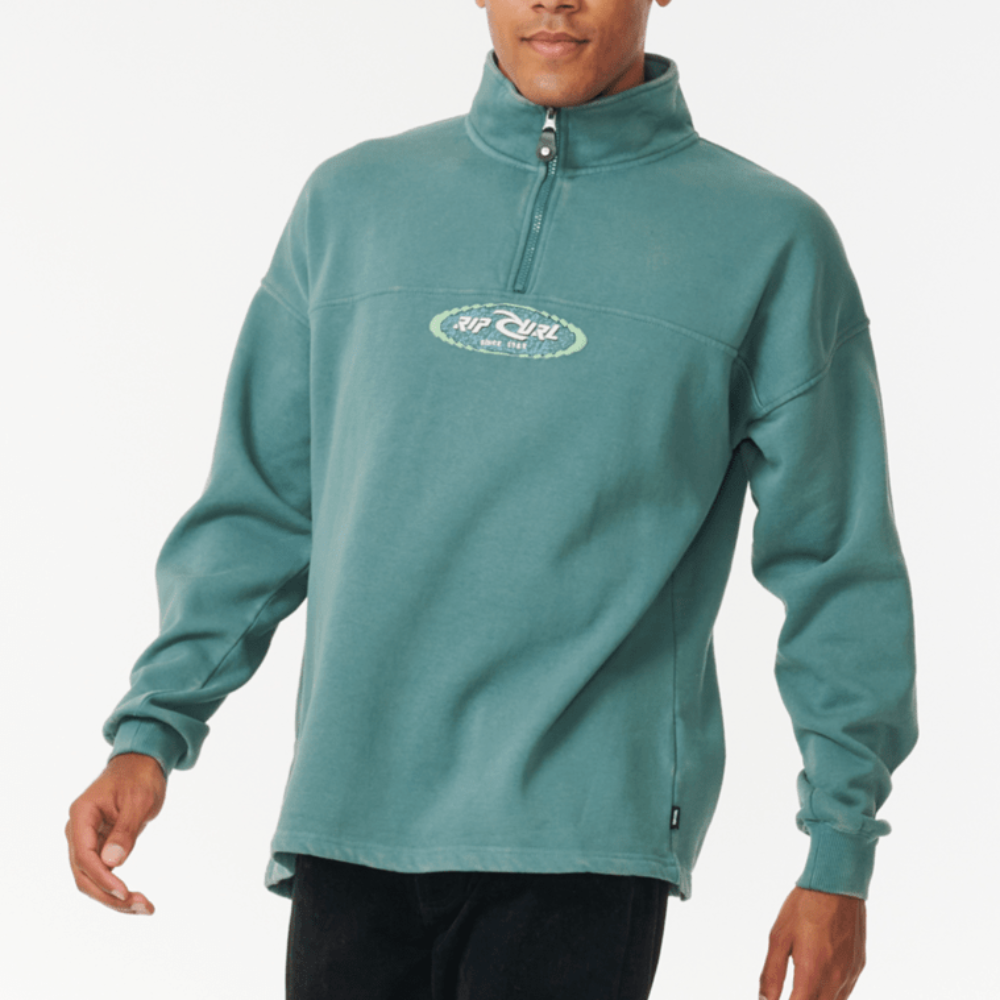 Rip Curl Fader Oval 1/4 Zip Crew