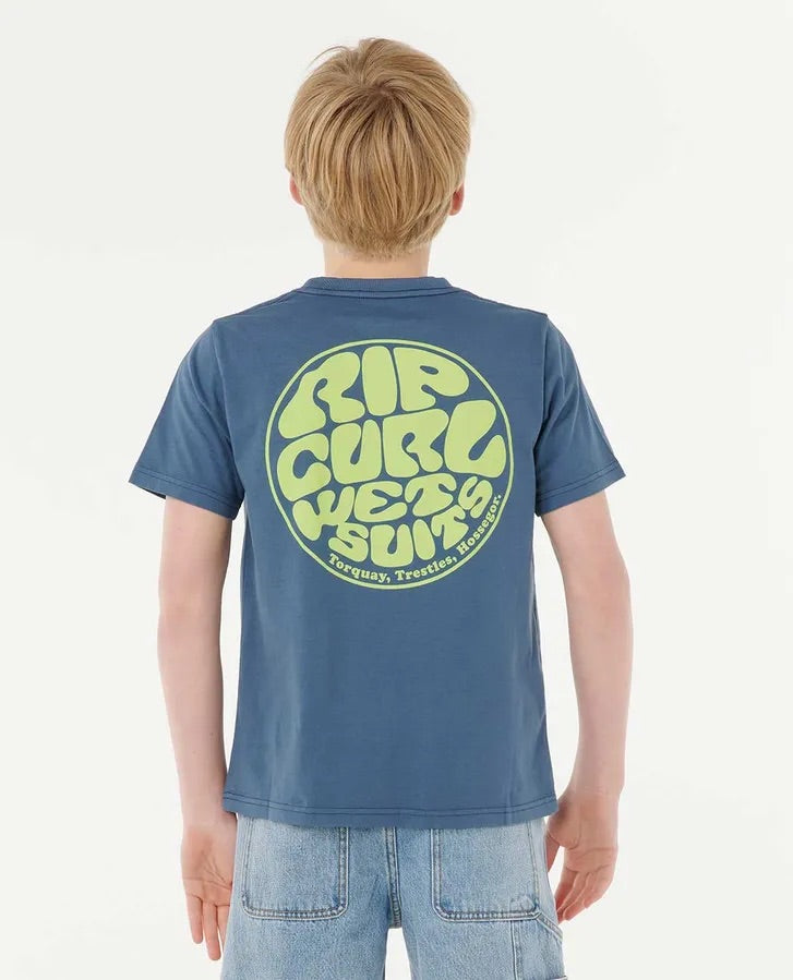 T-shirt Rip Curl pour enfant avec icône de combinaison de plongée