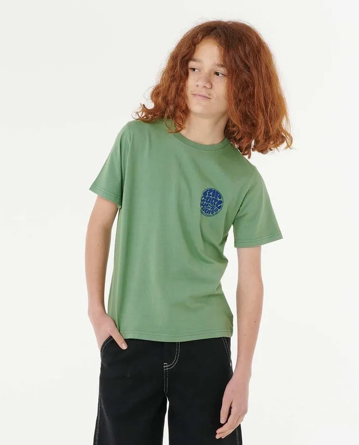 T-shirt Rip Curl pour enfant avec icône de combinaison de plongée