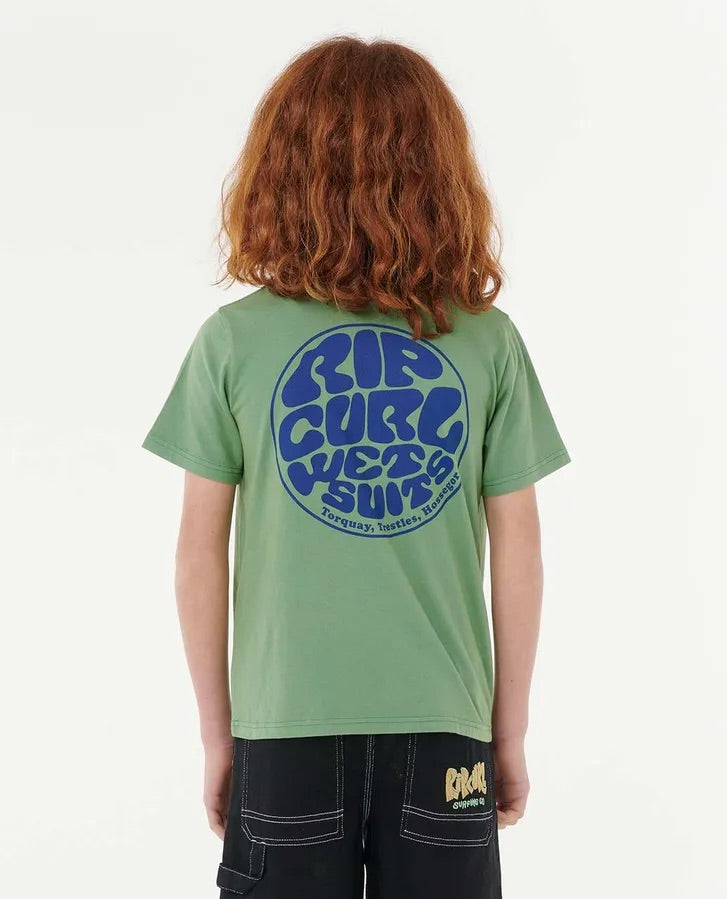 T-shirt Rip Curl pour enfant avec icône de combinaison de plongée