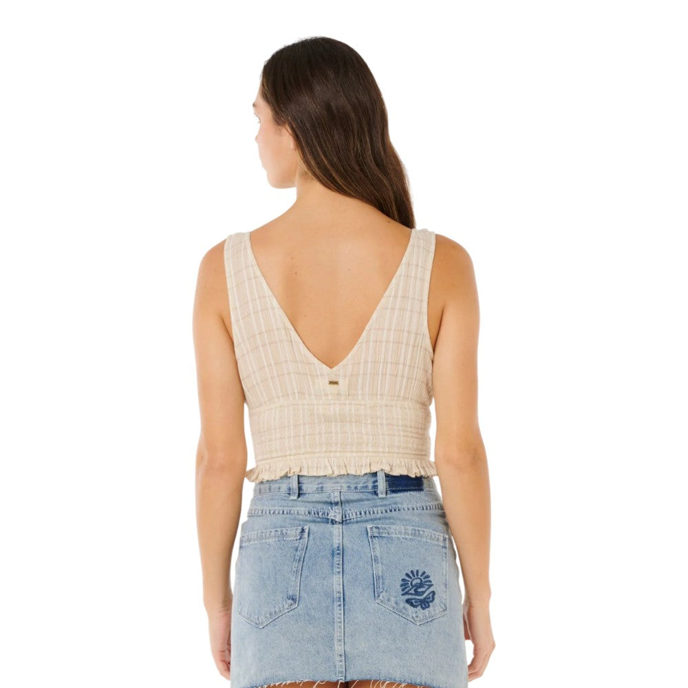 Chemise de haut à carreaux Paradise pour femme Rip Curl