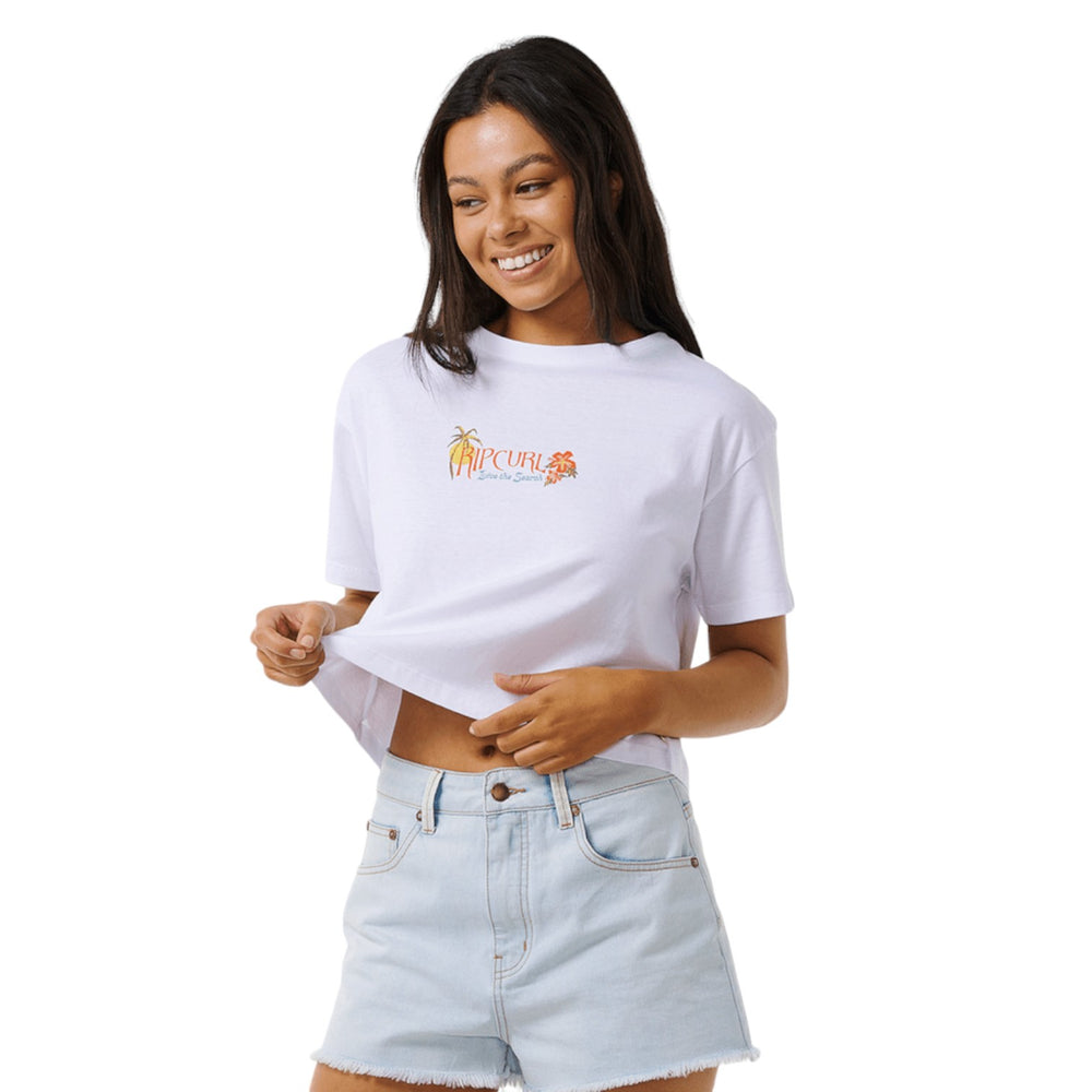 Ripcurl T-shirt court à manches courtes pour femme Island