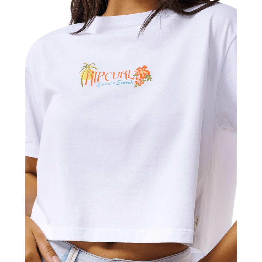 Ripcurl T-shirt court à manches courtes pour femme Island