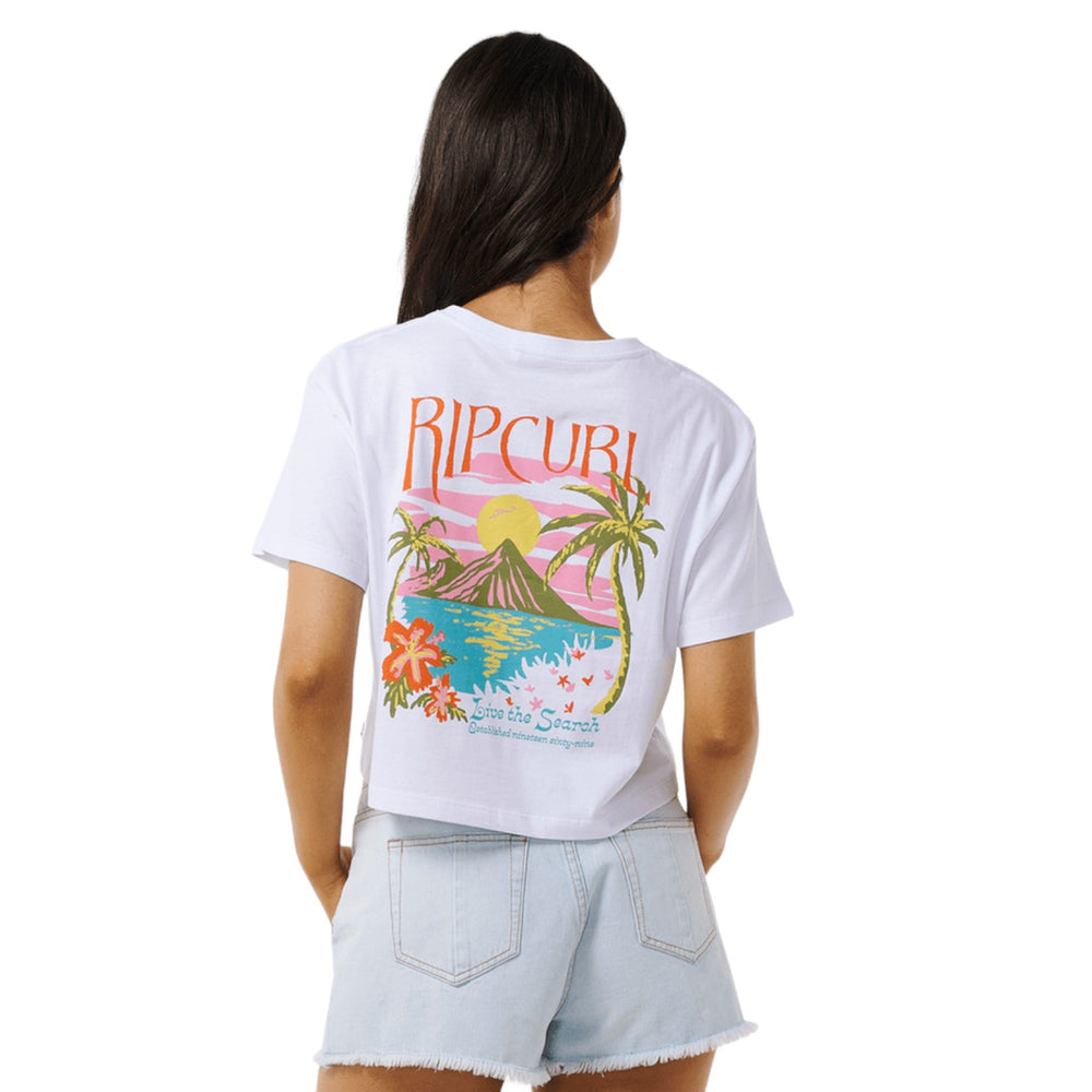 Ripcurl T-shirt court à manches courtes pour femme Island