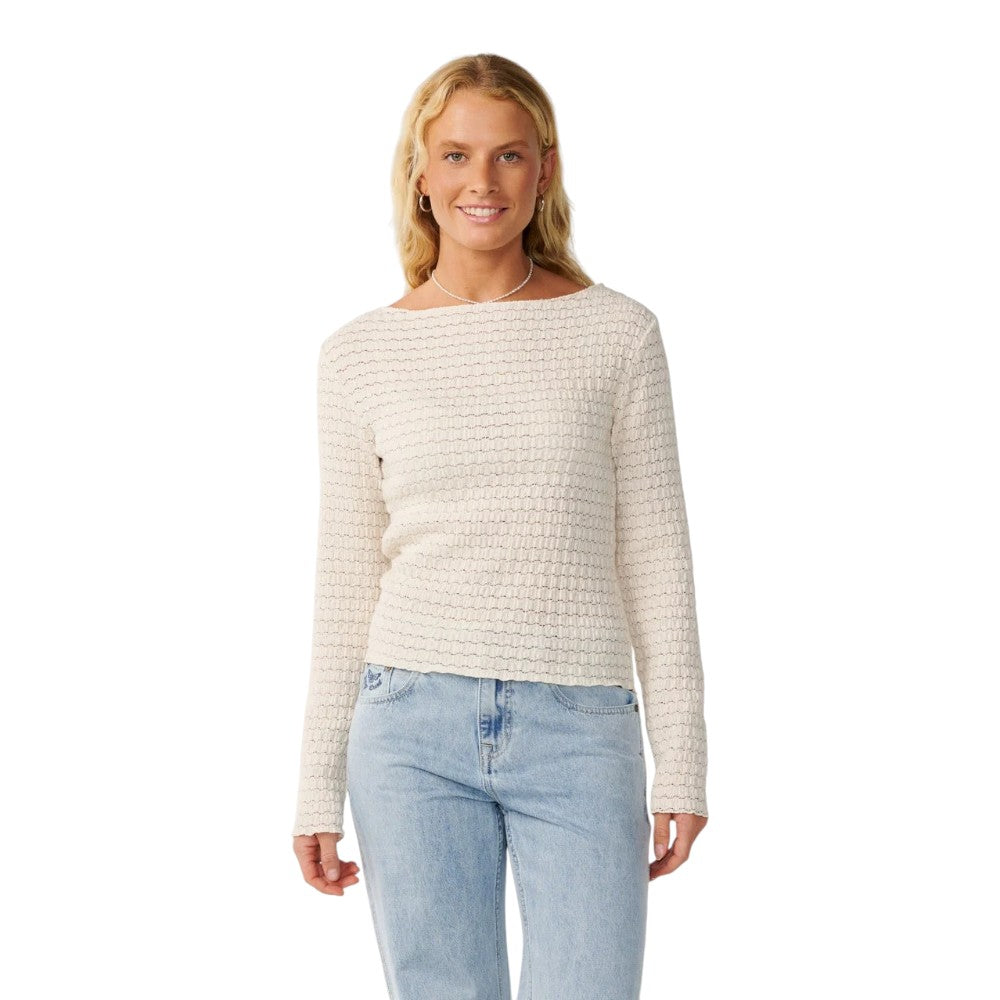 Rip Curl Women's Bossa Nova Textured Ls T-shirt