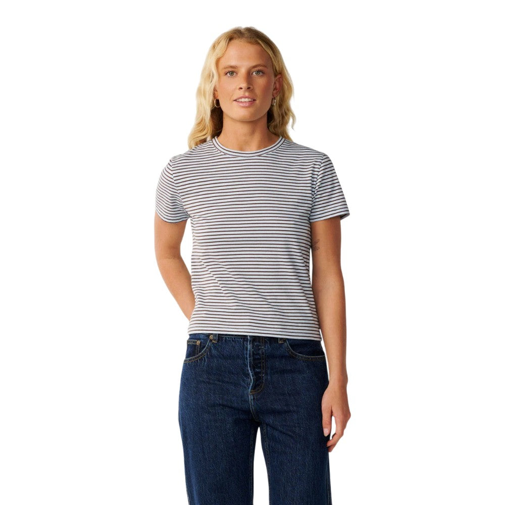 T-shirt Rip Curl Sg Yd à rayures pour femme