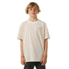 Ripcurl Kids Shred Revival Stripe Tee -Garçon à manches courtes