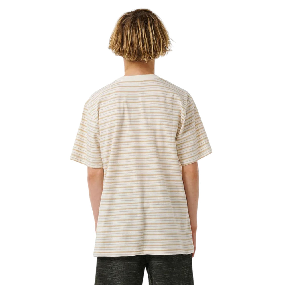 Ripcurl Kids Shred Revival Stripe Tee -Garçon à manches courtes