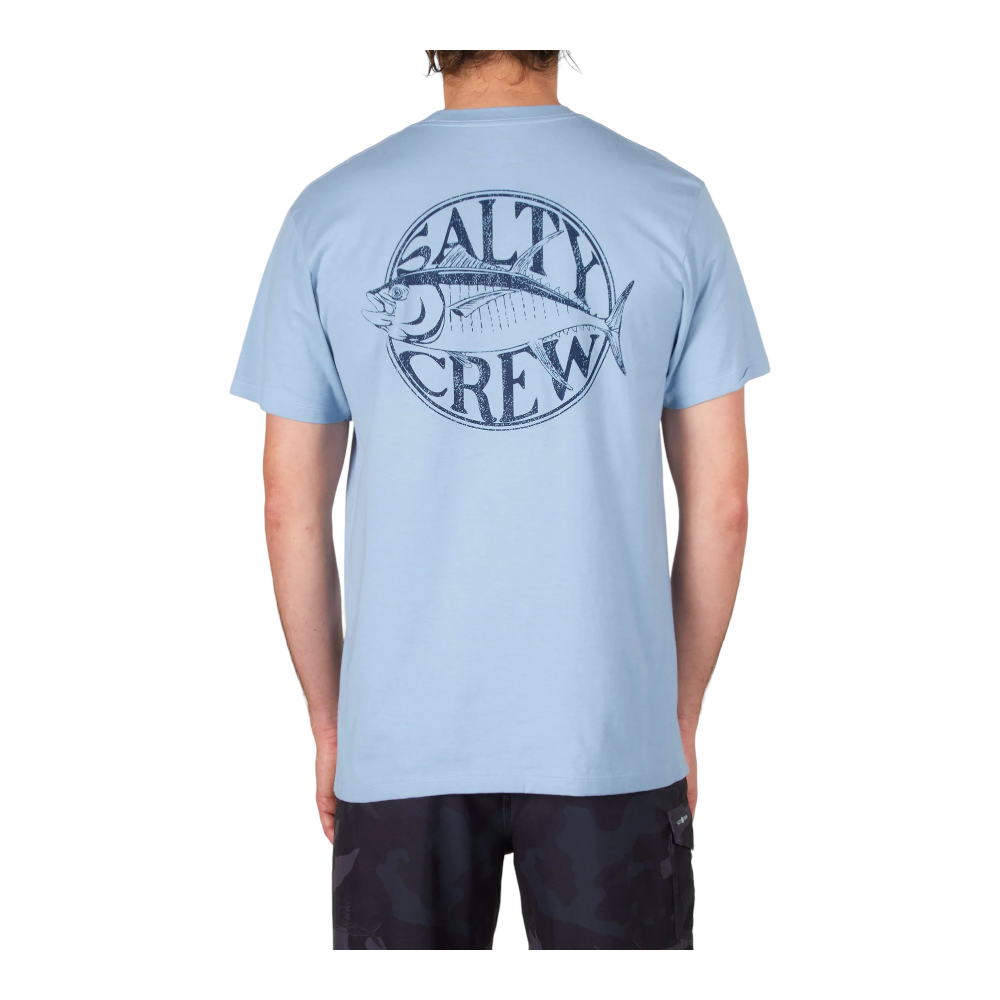 Salty Crew Tuna Time Marine Blue S/S Premium Pocket Tee