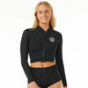 Rip Curl Womens G-Bomb 1.5Mm Ls Fz Crop Wetsuit Jacket