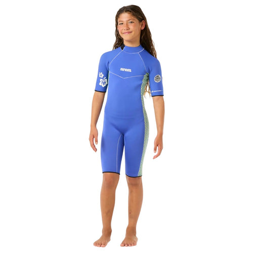 Combinaison de plongée Rip Curl Kids Dawn Patrol à fermeture éclair dorsale pour le printemps