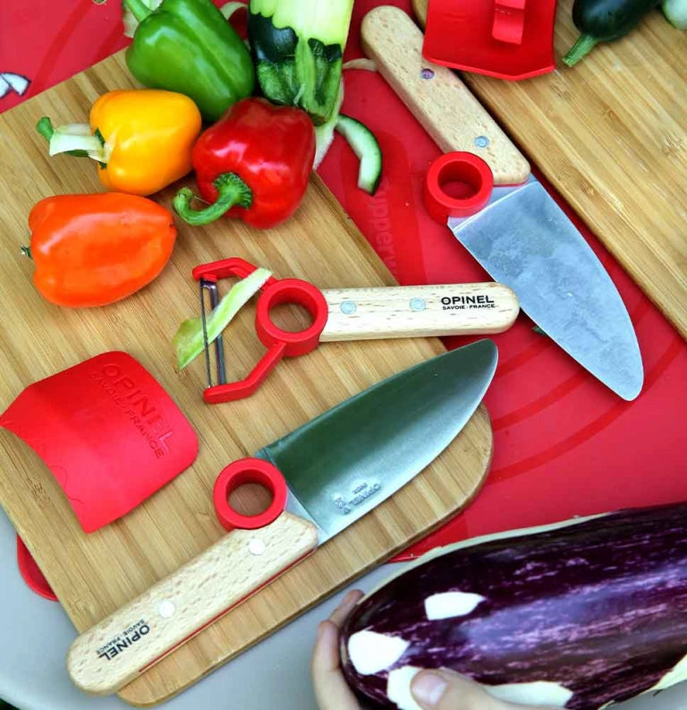 Coffret Opinel Le Petit Chef Rouge