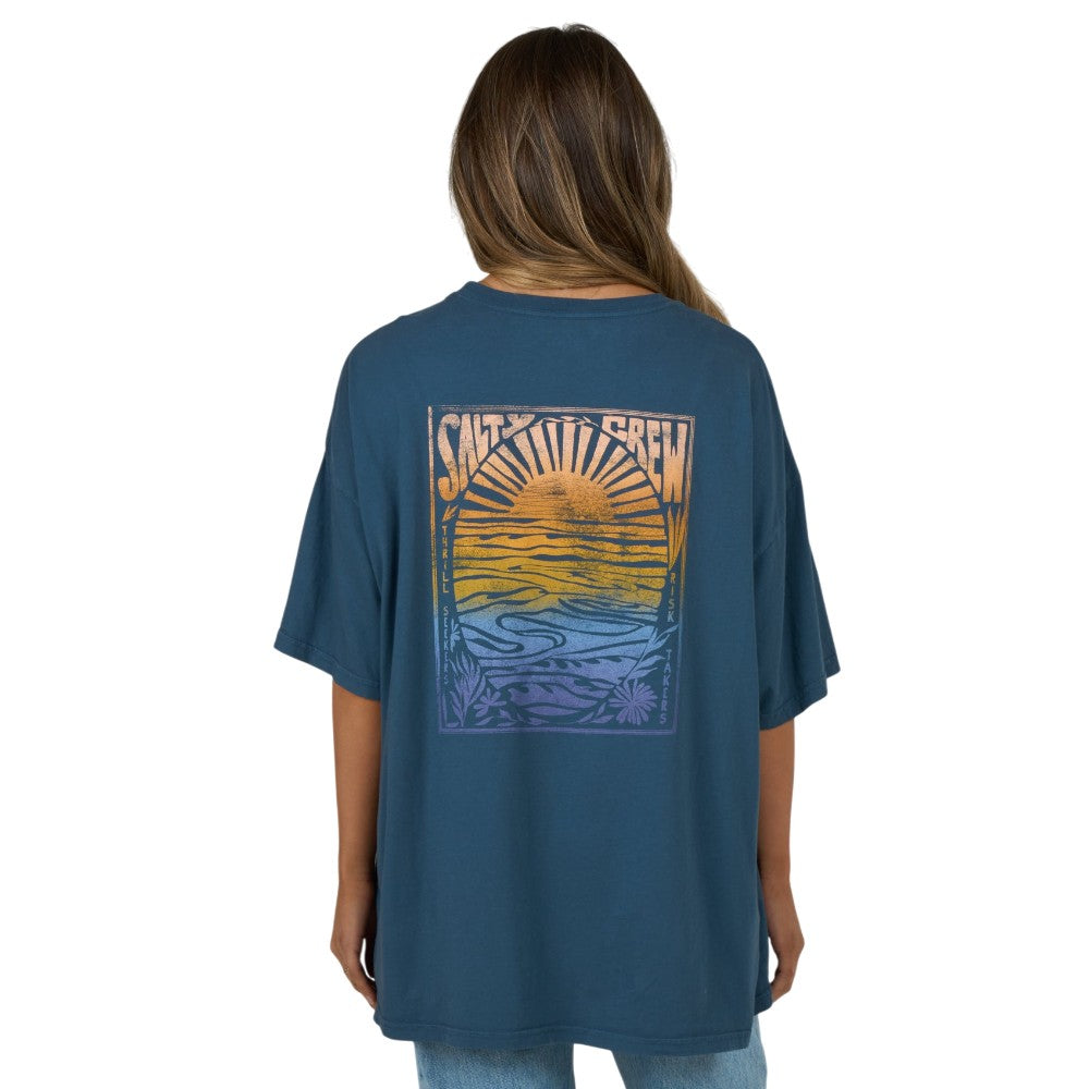 T-shirt boyfriend pour femme Salty Crew