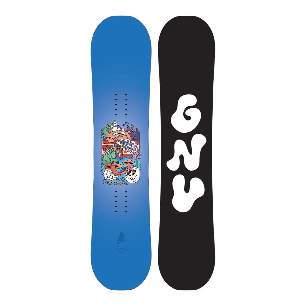Gnu Grom Recess Snowboard Package