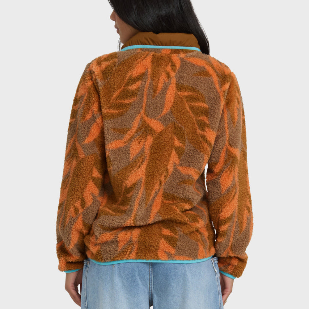 Billabong Women's Switchback Pullover Half Snap Fleece