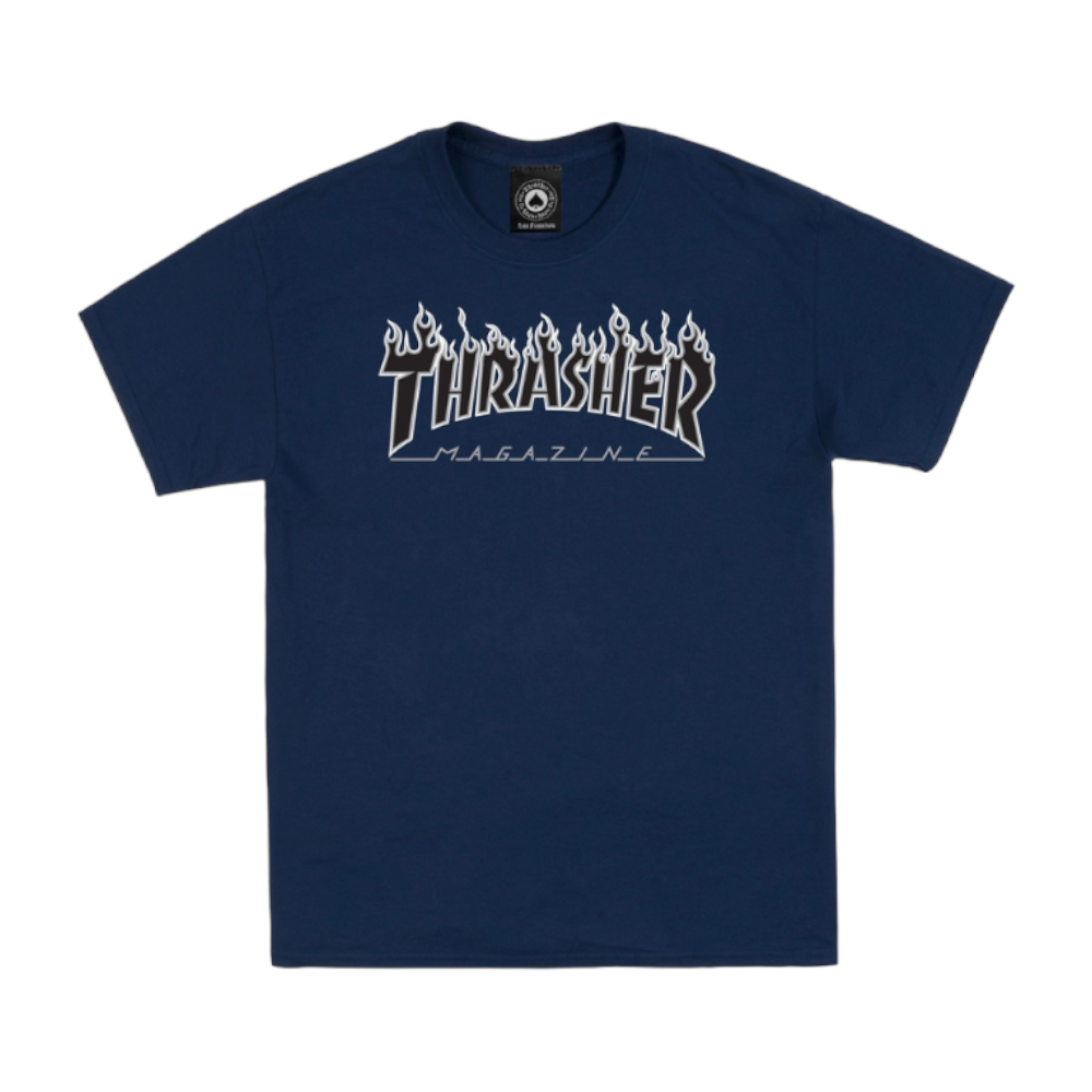 T shirt thrasher sales flame