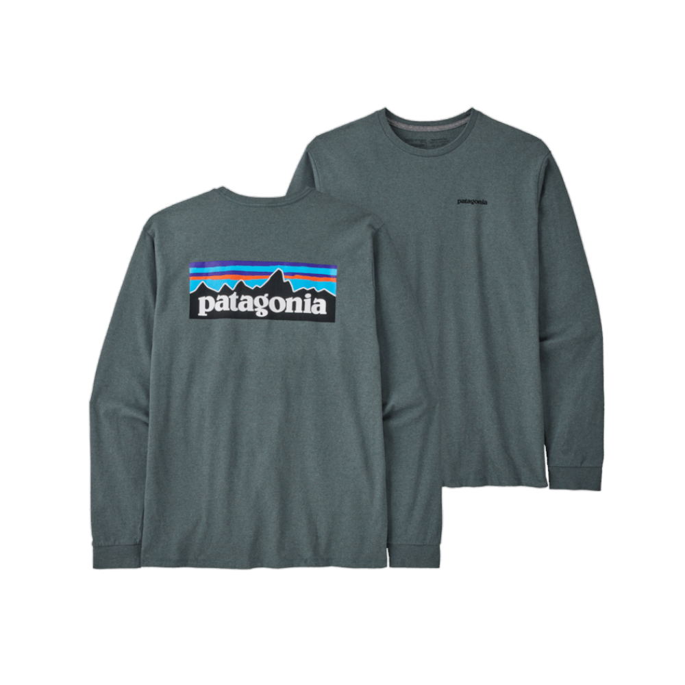 Patagonia Men's L/S P-6 Logo Responsibili-Tee