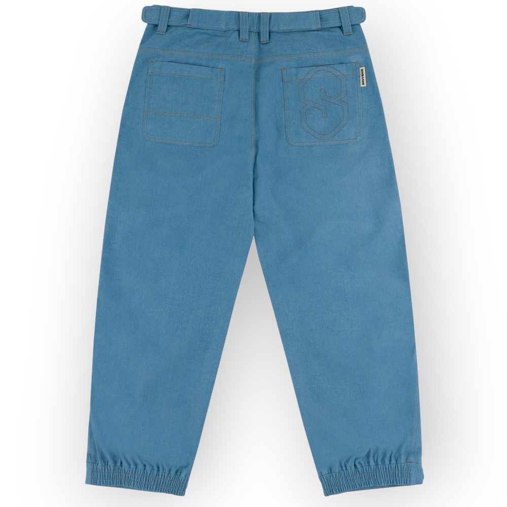 Pantalon de neige Souvenir en denim 3 plis