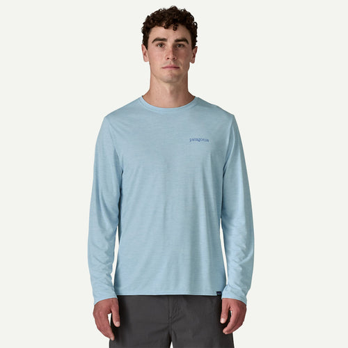 T-shirt Patagonia à manches longues et col rond pour homme - Waters