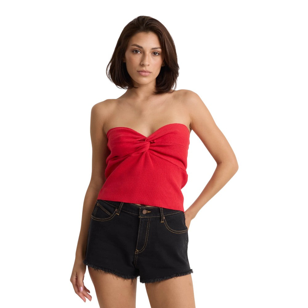 Volcom Women's Merlin Twist Knit Top