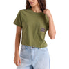 T-shirt à poche Volcom Super Melt pour femme