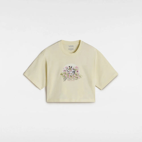 Vans Girls Birdsong Relaxed Crop Short Sleeve