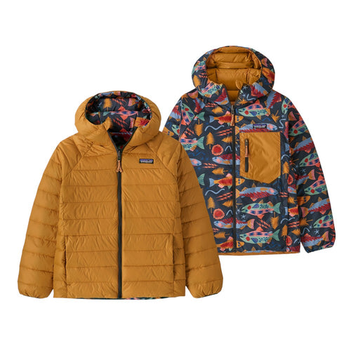 Sweat à capuche réversible en duvet Patagonia K's