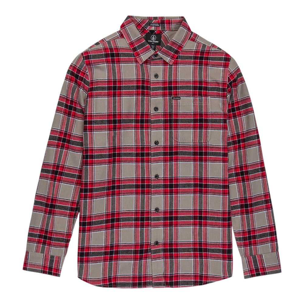 Chemise à manches longues à carreaux Caden pour homme Volcom