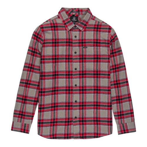 Chemise à manches longues à carreaux Caden pour homme Volcom