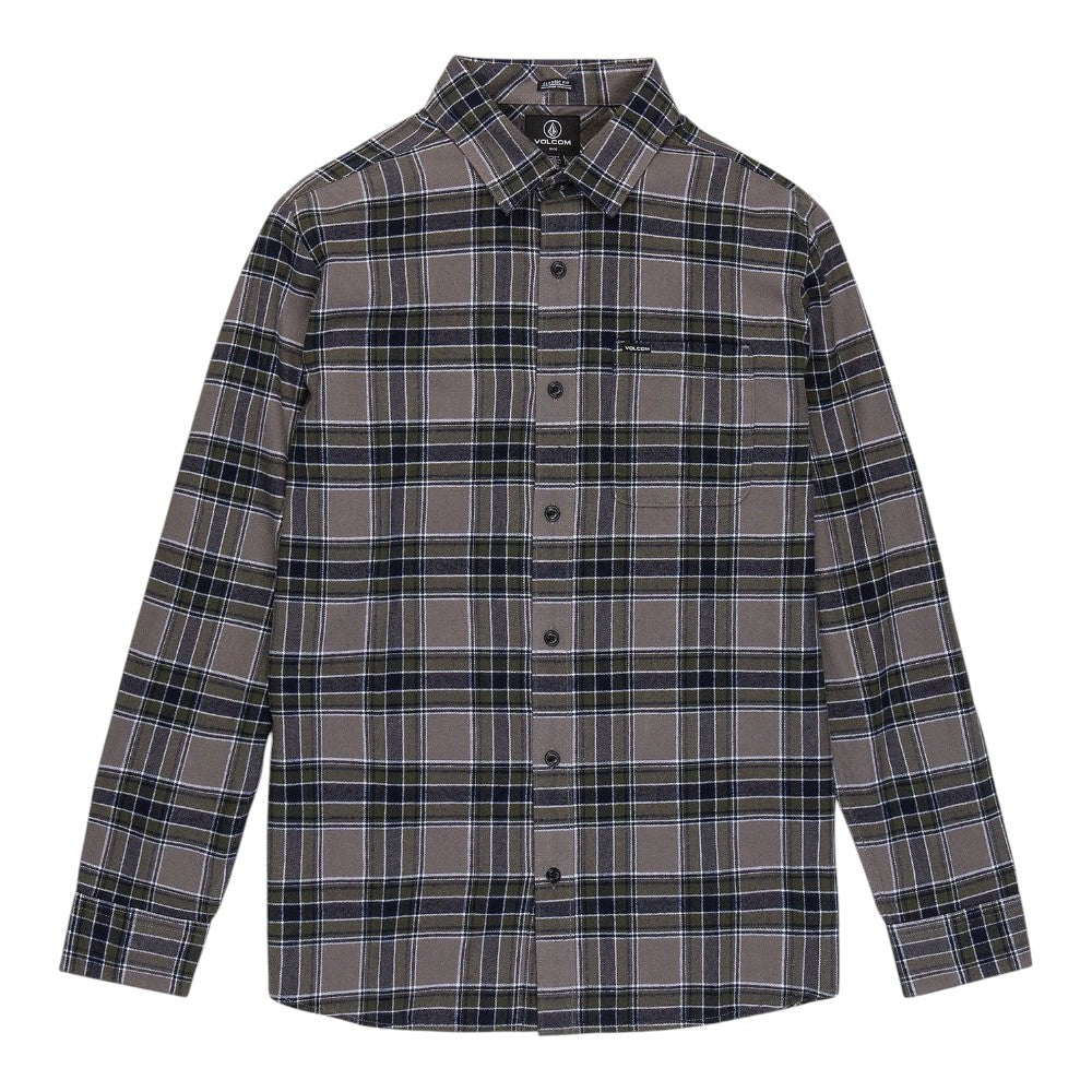 Chemise à manches longues à carreaux Caden pour homme Volcom