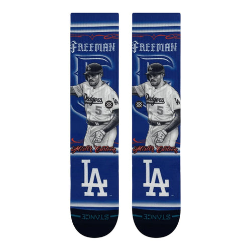 Chaussettes Cartoon Crew Stance MLB Freeman