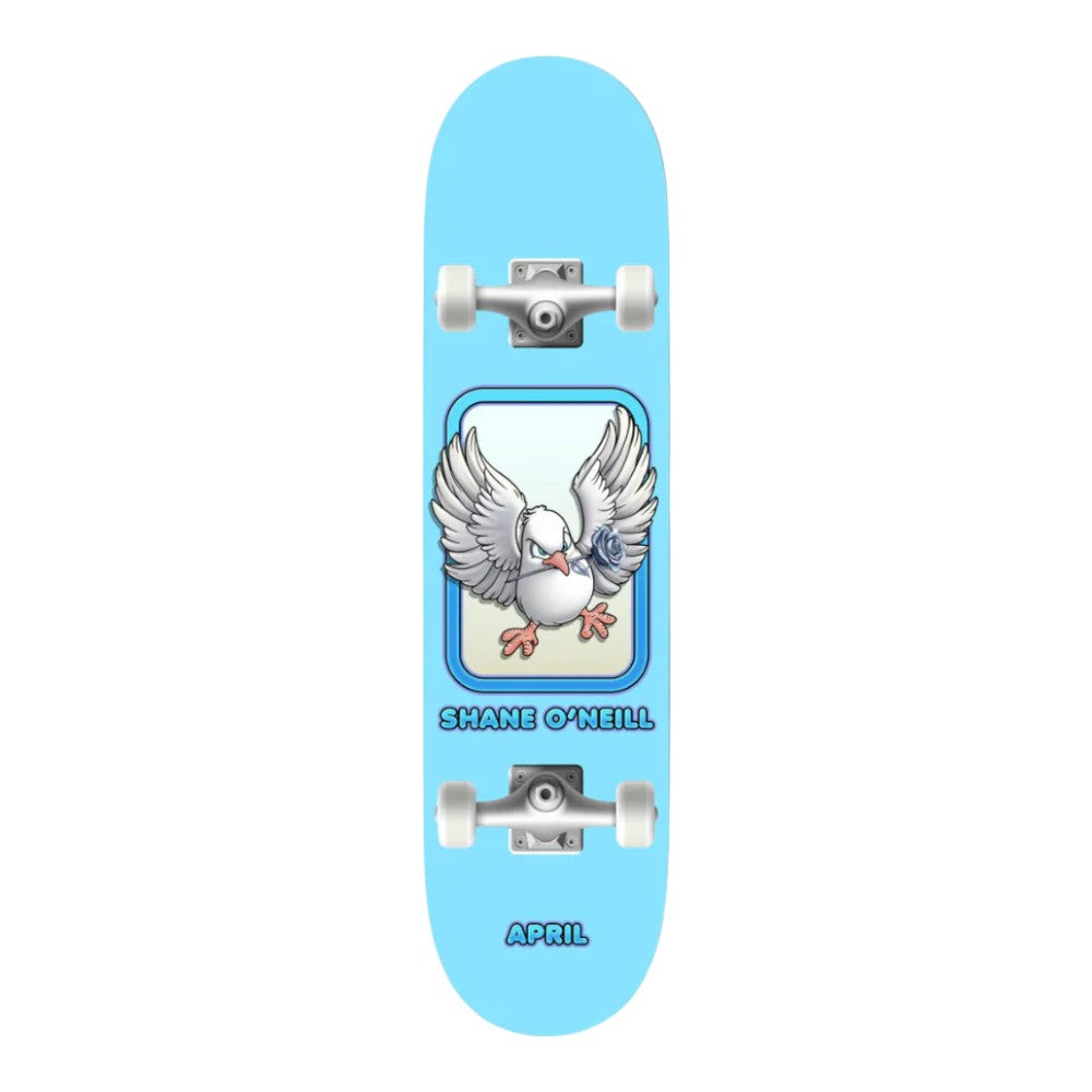April Shane O'neill Dove Mini Skateboard Complete 7.75