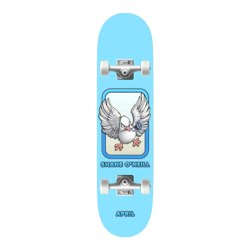 April Shane O'neill Dove Mini Skateboard Complete 7.75