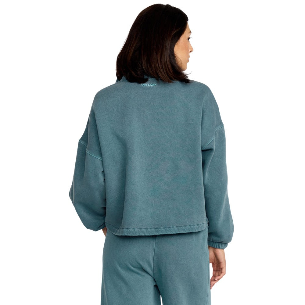 Volcom Womens Soft Stone Quarter Zip Hood