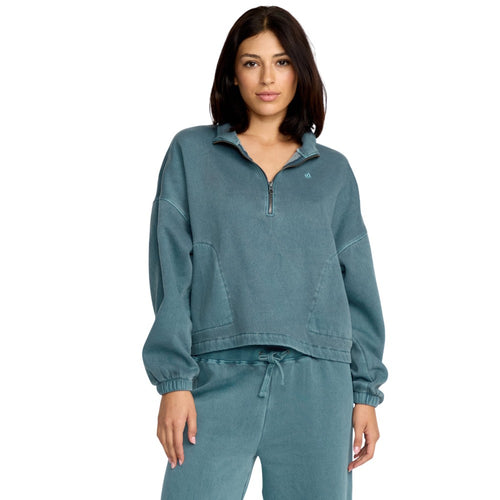 Volcom Womens Soft Stone Quarter Zip Hood