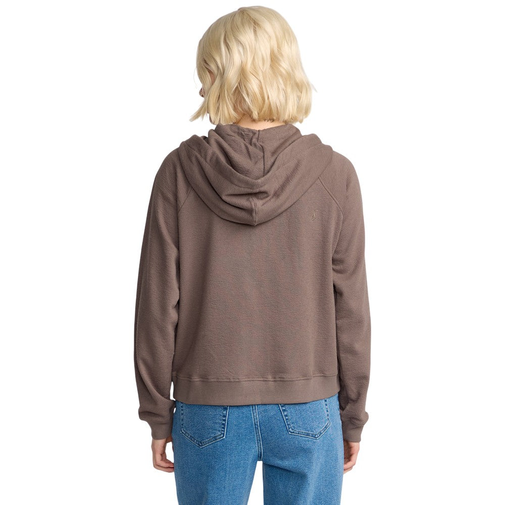 Volcom Womens Lived In Fleece Zip