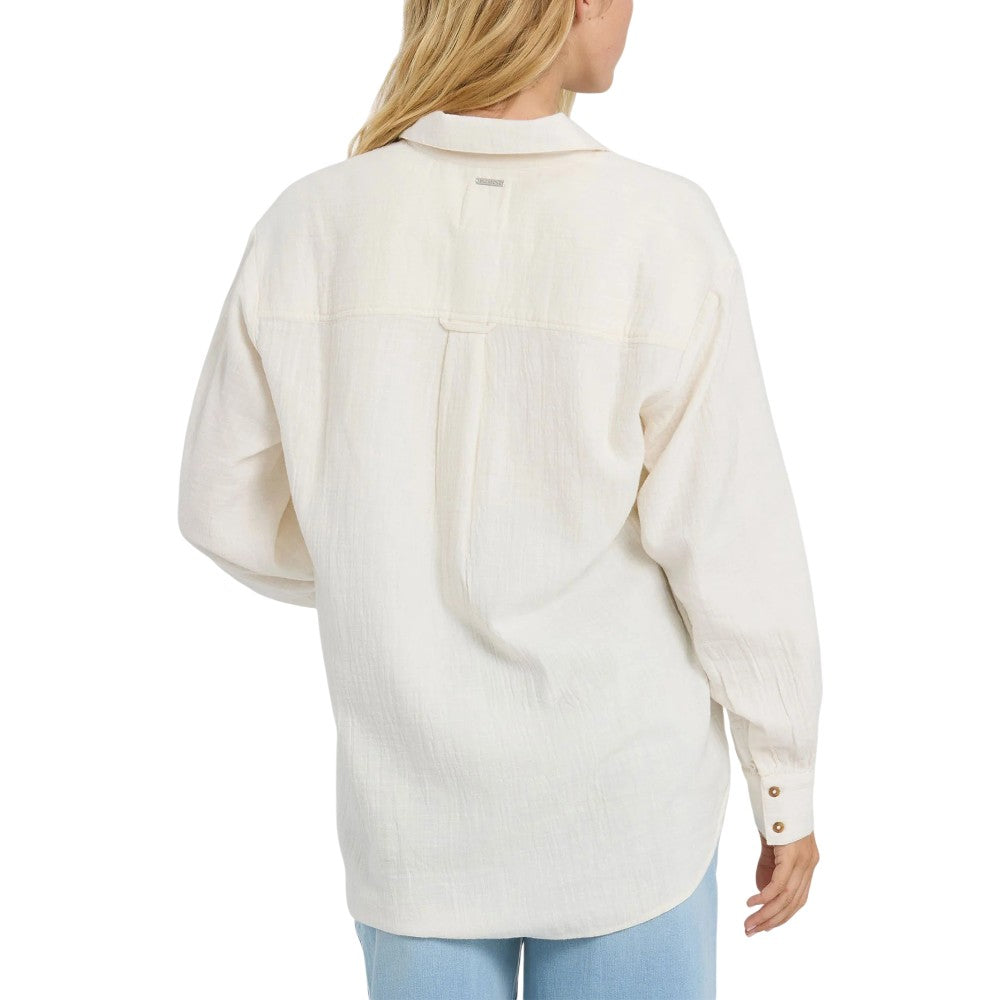 Chemise tissée à manches longues Billabong Wanderer Solid pour femme