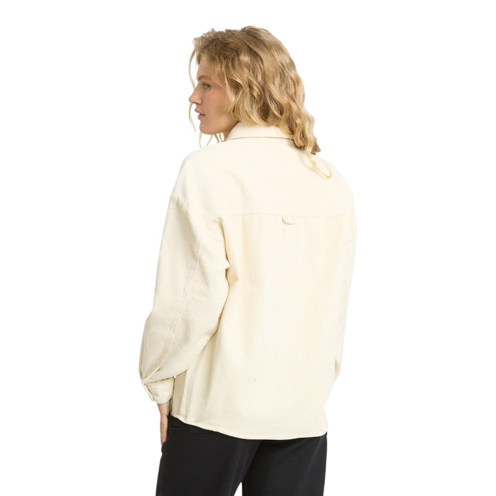 Billabong Women's Cozy Up Ls Cord Woven Shirt