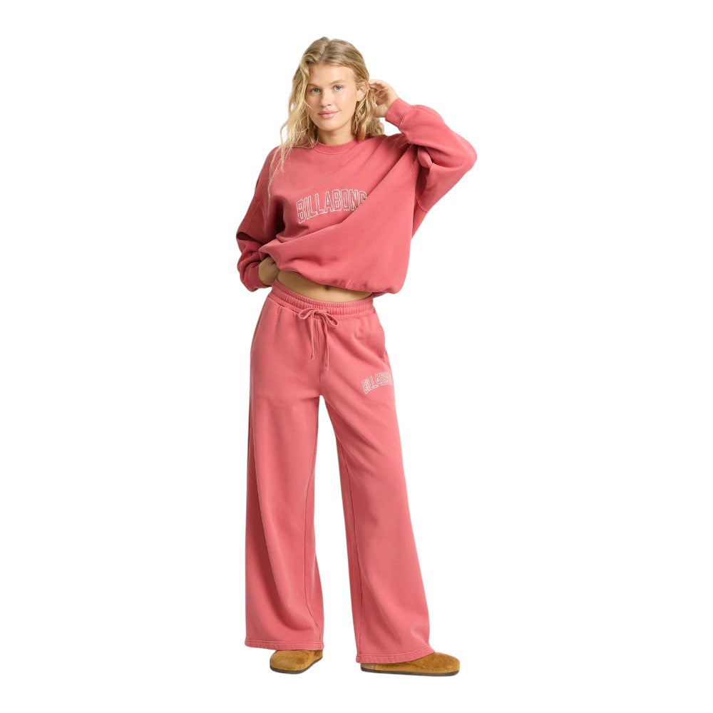 Pantalon en polaire coupe ample Vibes Billabong pour femme