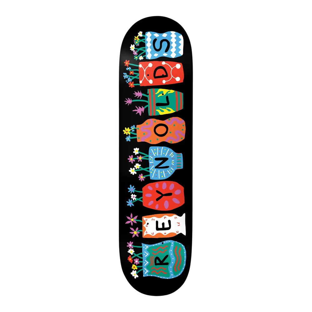 Baker Reynolds Pots and Flowers Skateboard Deck 8.5