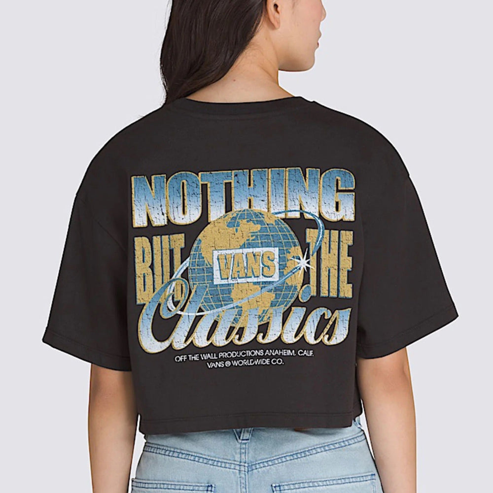 Haut court décontracté à manches courtes Vans Classics pour femme